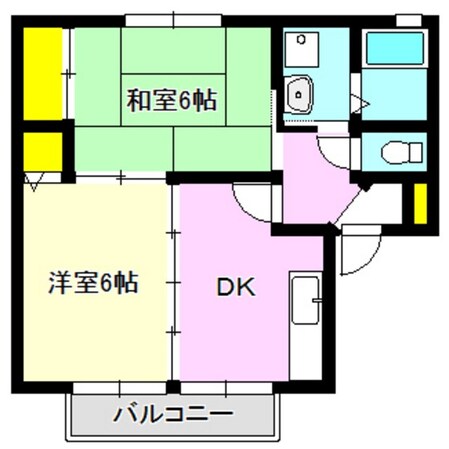 アンディーヌＡの物件間取画像